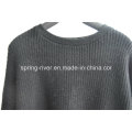 Winter Pure Color Knit Back Slipt Sweater for Ladies